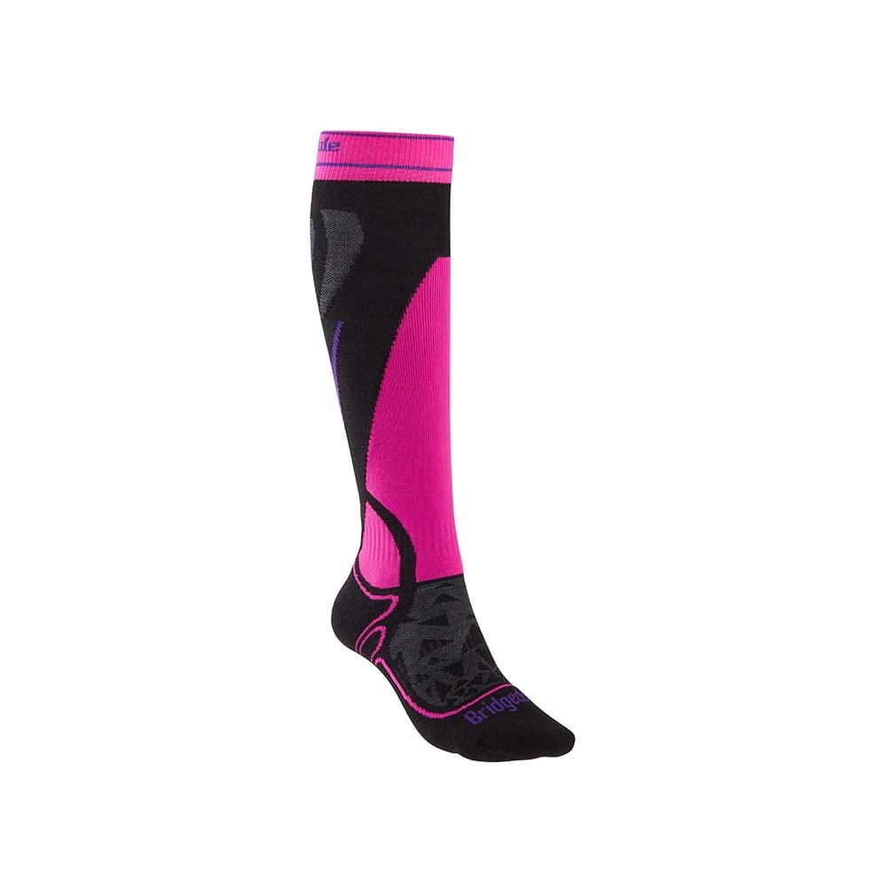 Skarpety narciarskie Bridgedale Ski Midweight Merino E Lady pink S 35-37