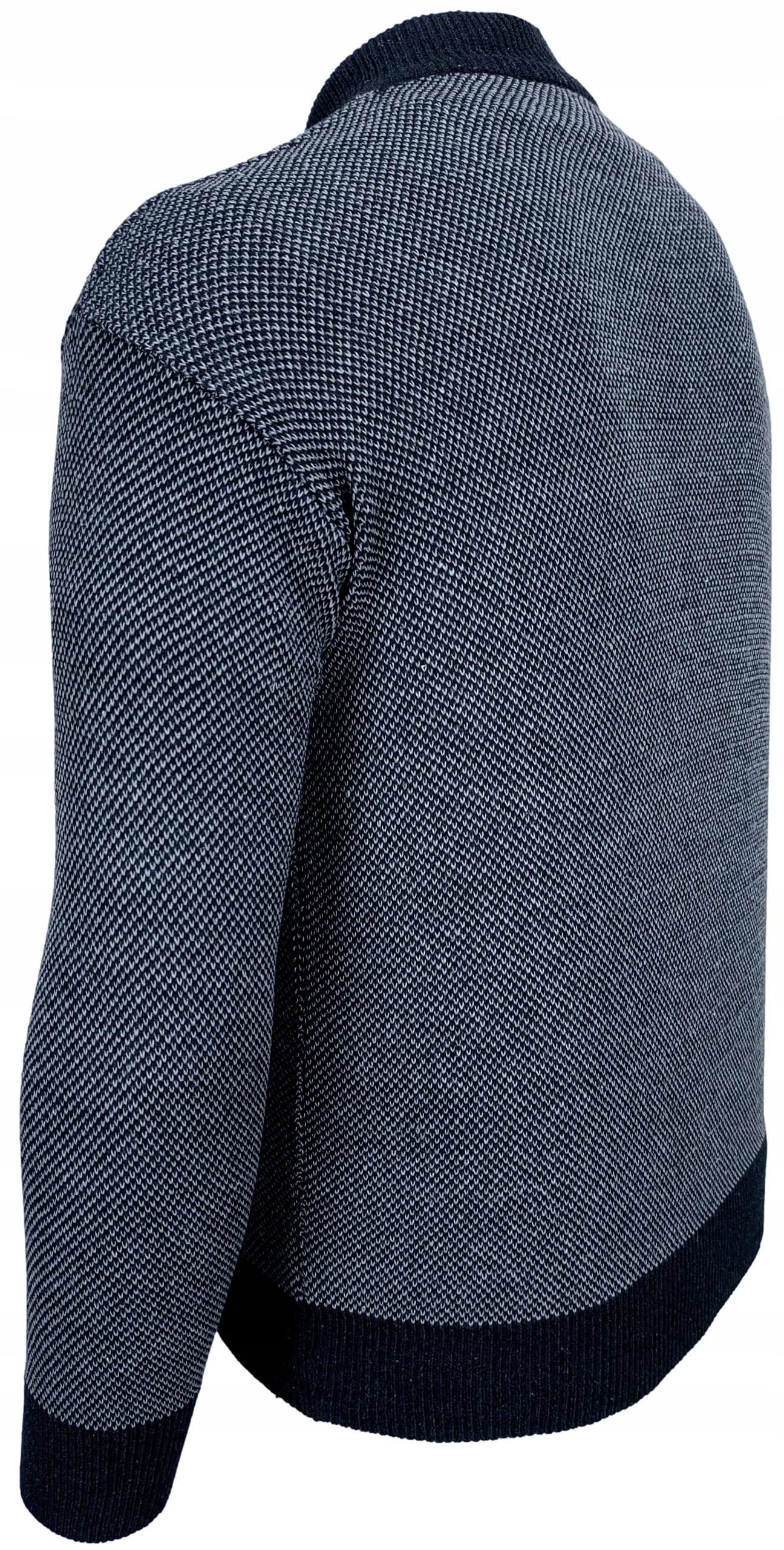 Sweter męski rozpinany granatowy R143 r. L Marka inna