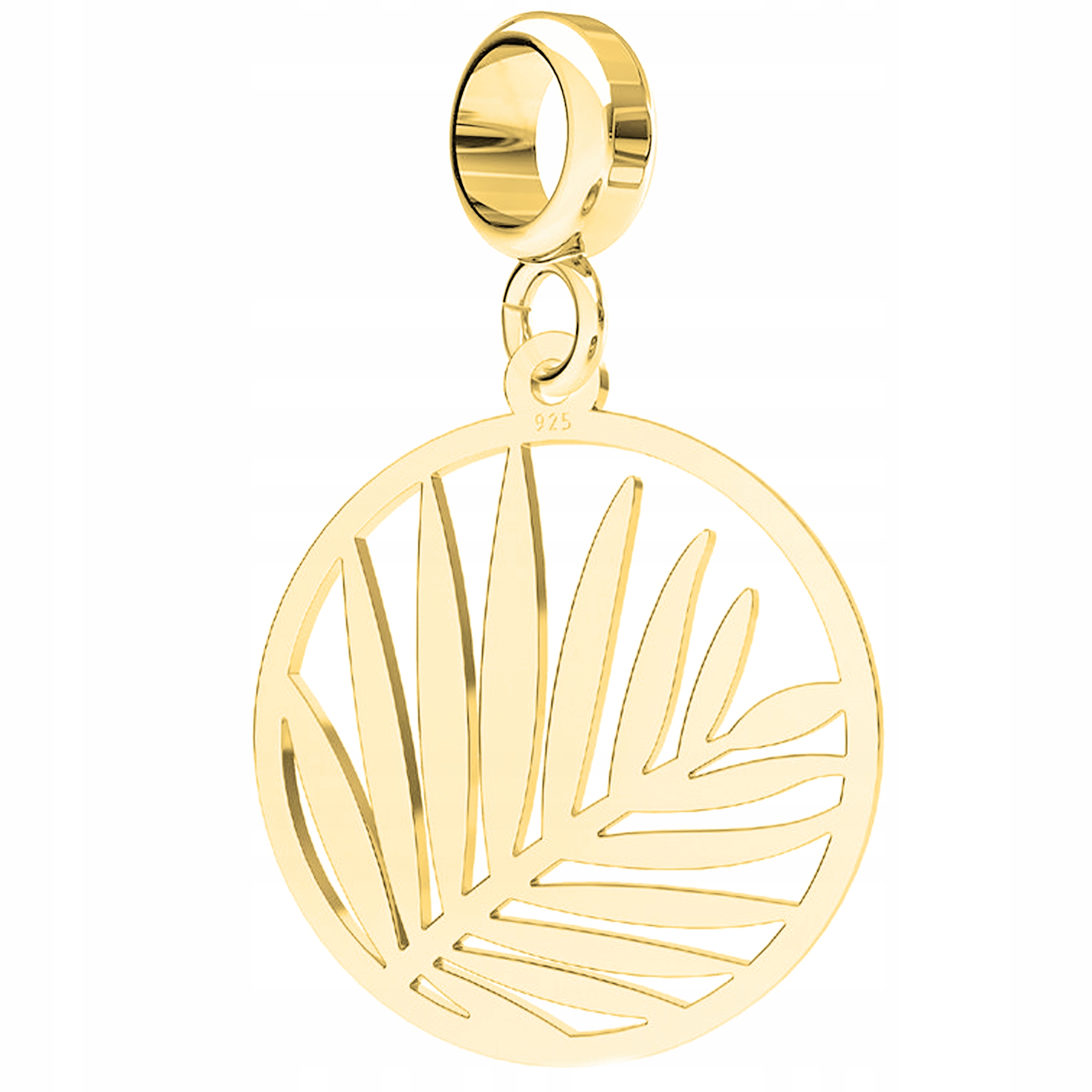 Zlatý přívěsek Listy Palmy stříbro 925
