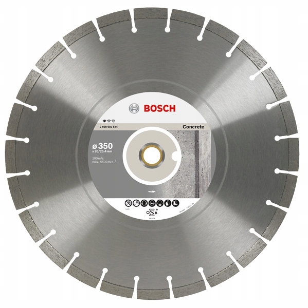 

Diamentowa tarcza tnąca 350mm Bosch do betonu