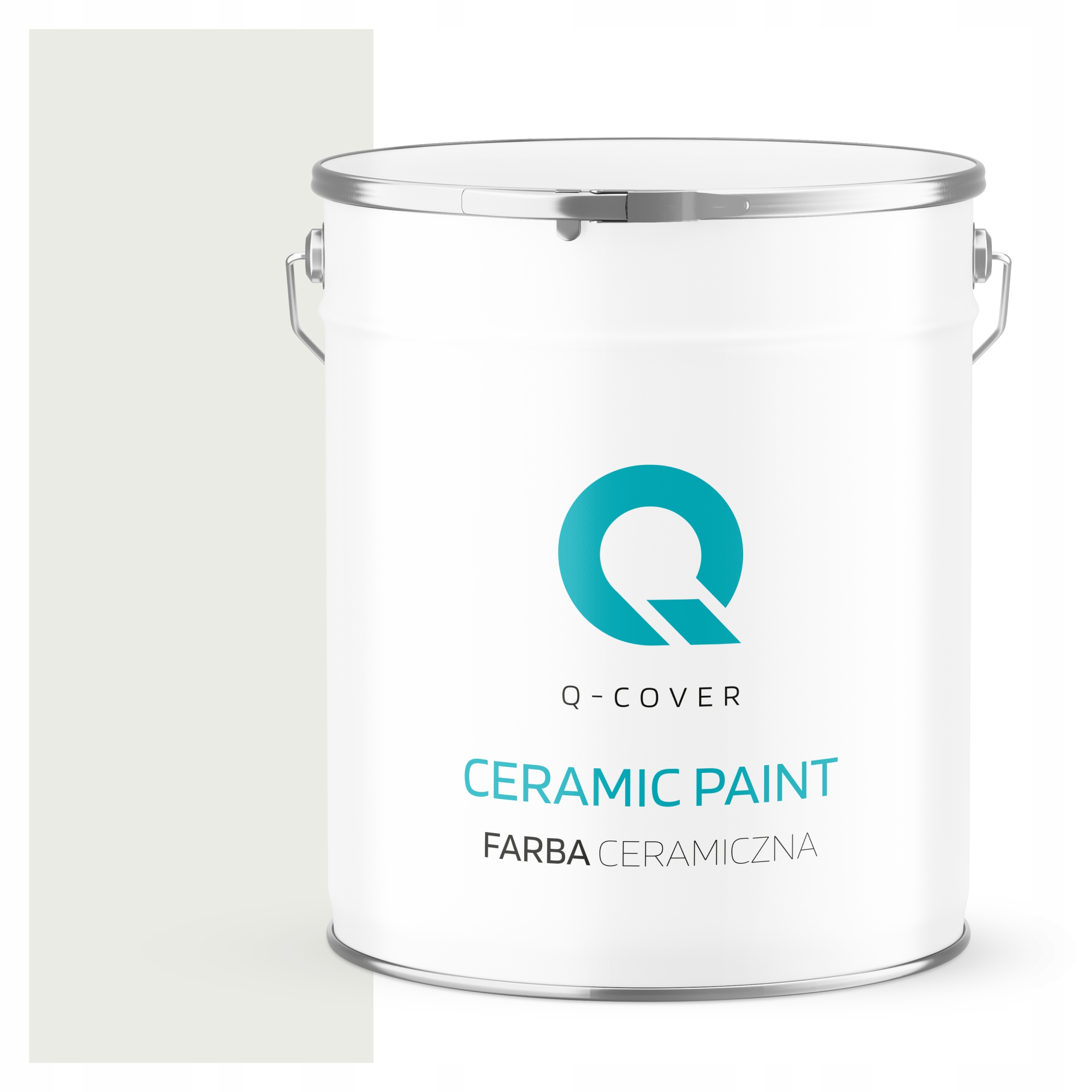 Umývateľná Keramická Farba Na Steny 5L Hlboká Matná Biela Zlomená V Šedej H001