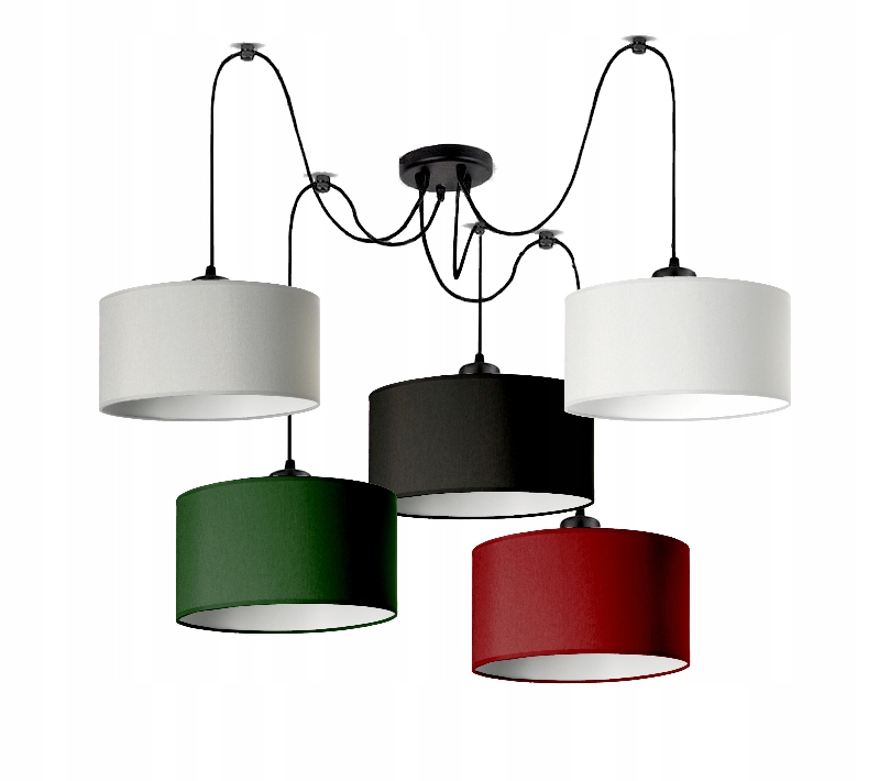 Moderní Velká Lampa Spider Spyder Pavouk Stínidla Barvy Edison Led E27