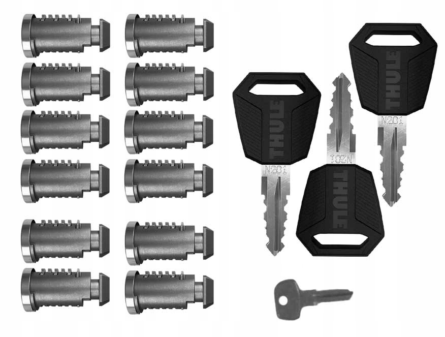One-Key System Thule 12x wkładki 3x klucze