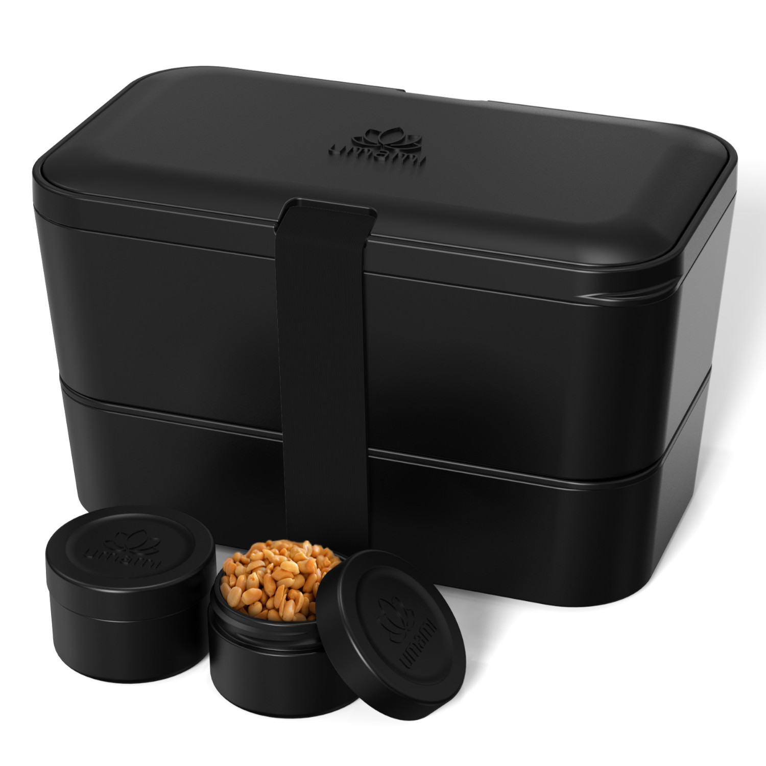 Lunchbox Umami Nestable nádoba na jídlo Onyx Black 1500 ml