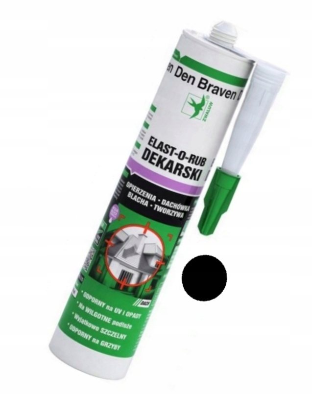 

Den Braven Uszczelniacz Dekarski Czarny 280ml