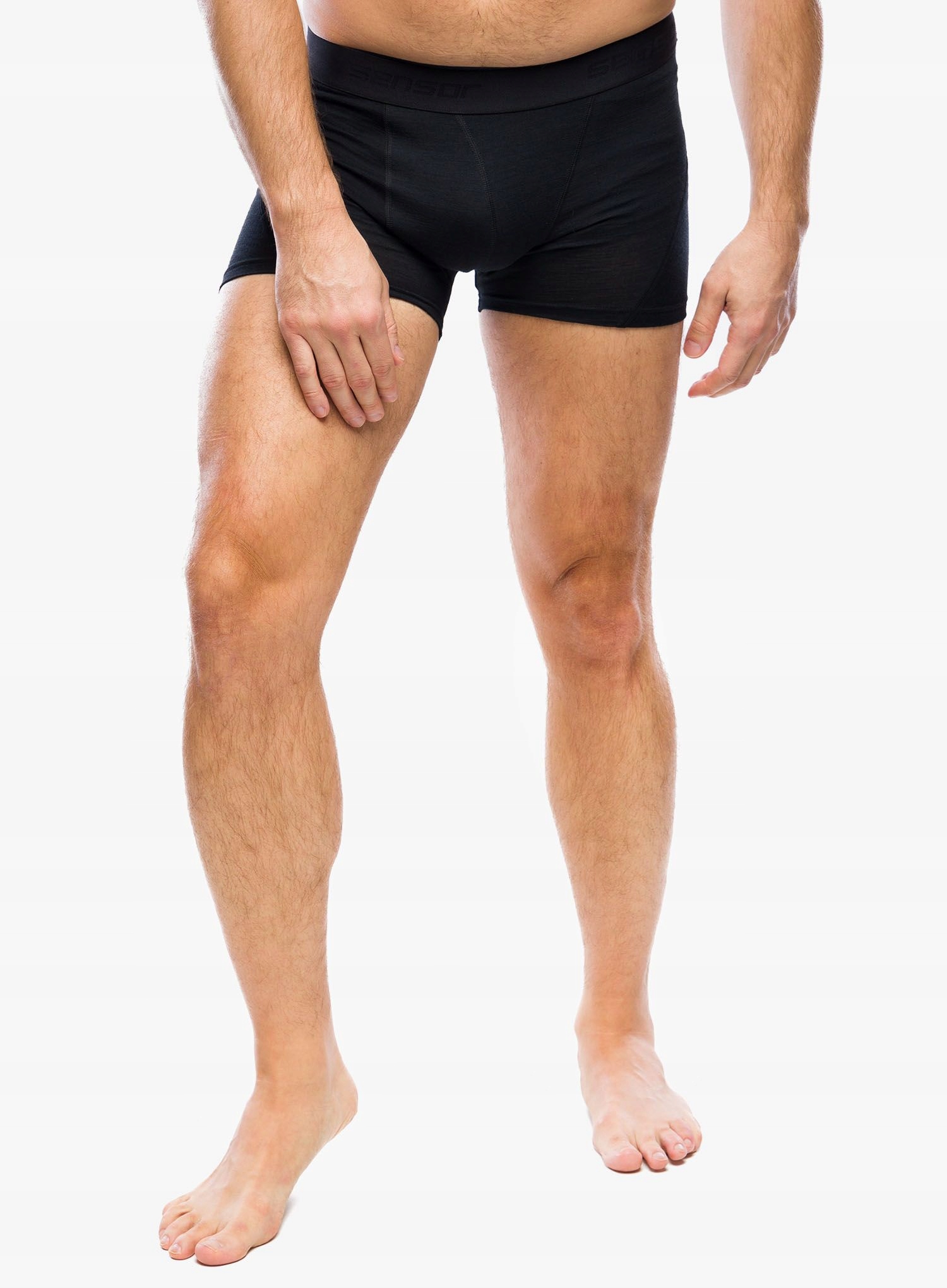 Pánské termoaktivní boxerky Sensor Merino Air 3-Pack black/blue/olive S