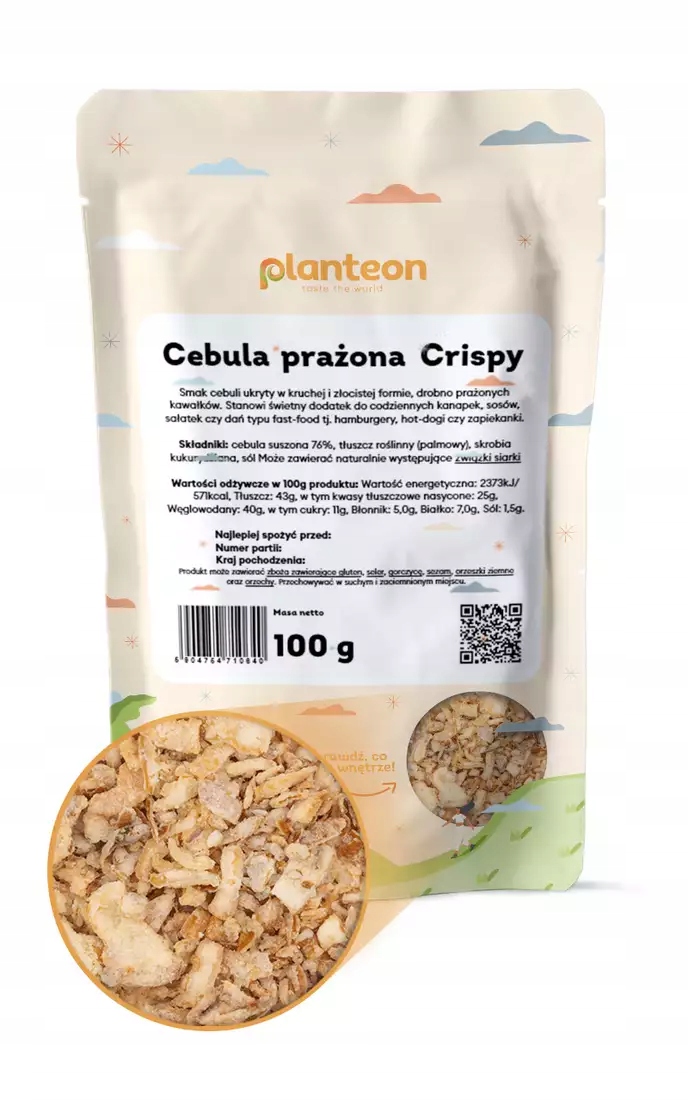 Levně Smažená cibule Crispy 5 kg křupavá fried onion křupavé cibulky Planteon