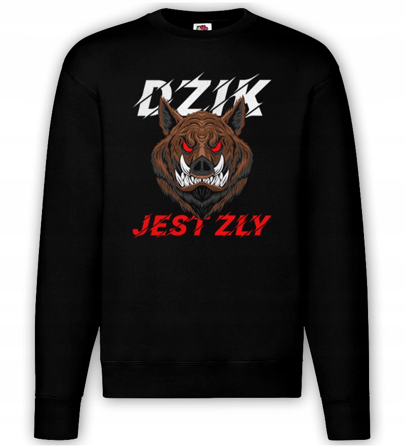 

Bluza Męska Dzik jest zły na siłownię Dzikiem M