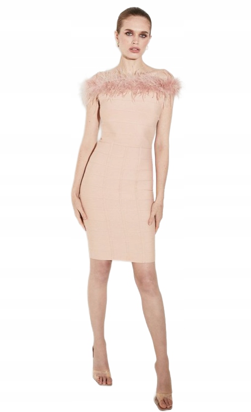 Karen Millen Růžová Šaty Sukně Xs