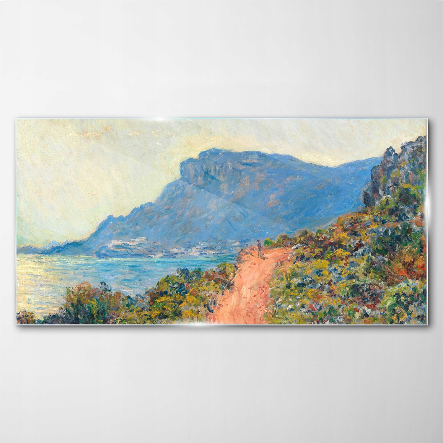 

Szklany obraz La Corniche near Monaco Monet 100x50