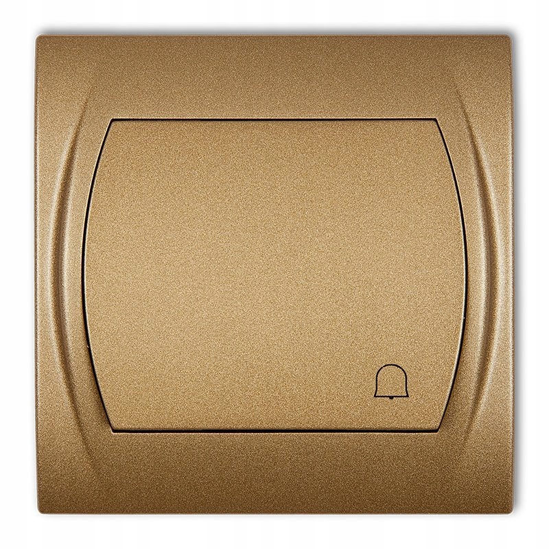 

Łącznik dzwonek zwierny włącznik złoty Karlik Logo