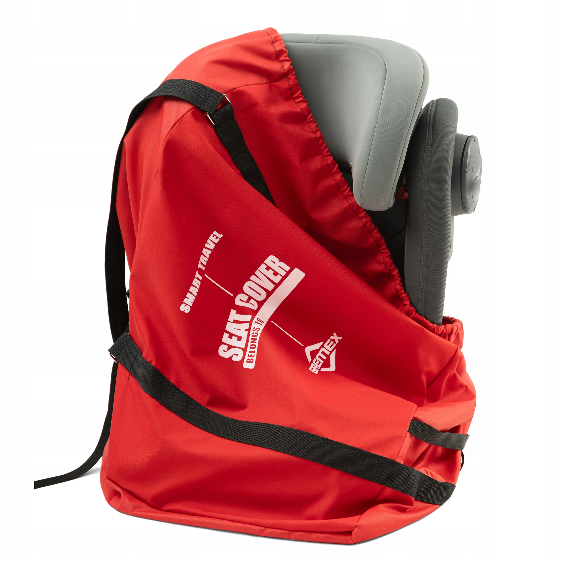 Pokrowiec Transportowy Worek Ochronny Torba Na Fotelik Do Samolotu Czerwony