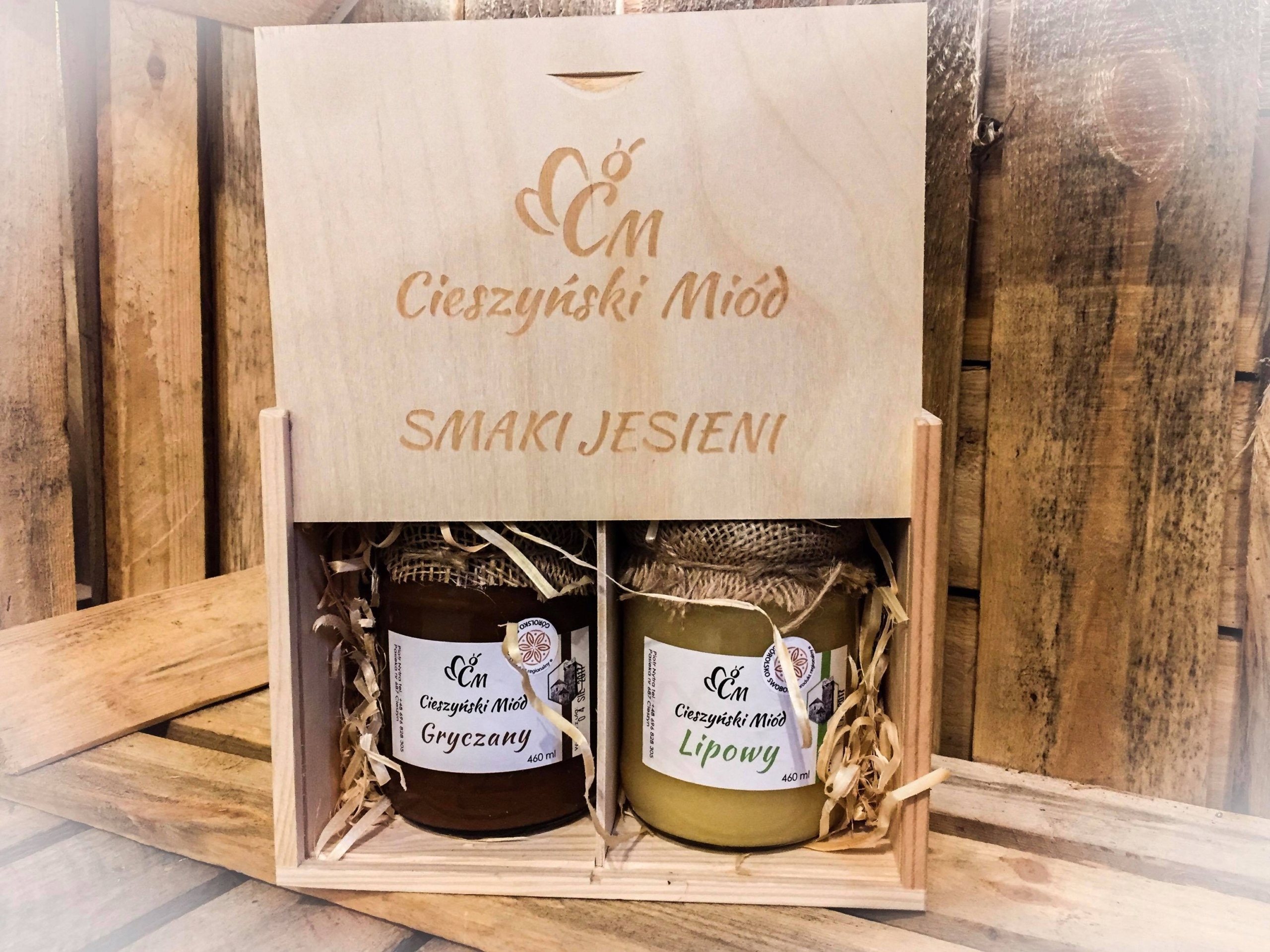 Levně Košíček, Sada medů Chutě podzimu 2 x 650 g