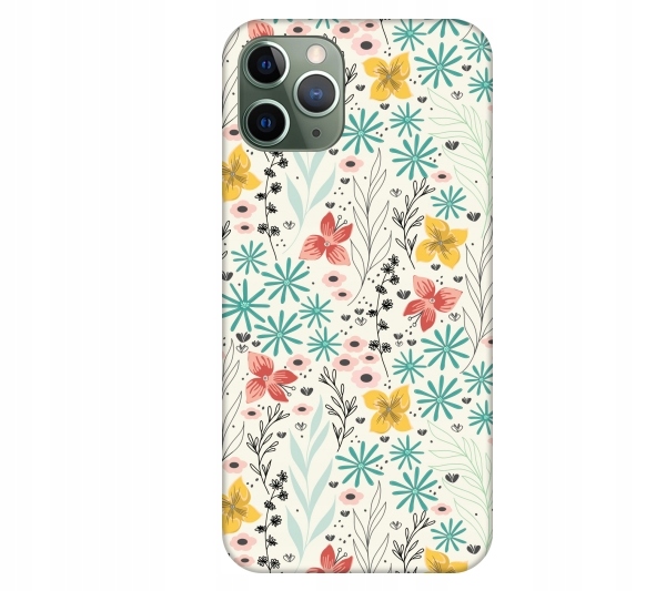 

Etui pokrowiec do iPhone 11 Pro Floral kwiaty