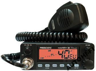 Cb radio President Harry III Asc 12/24V zlutowany wtyk