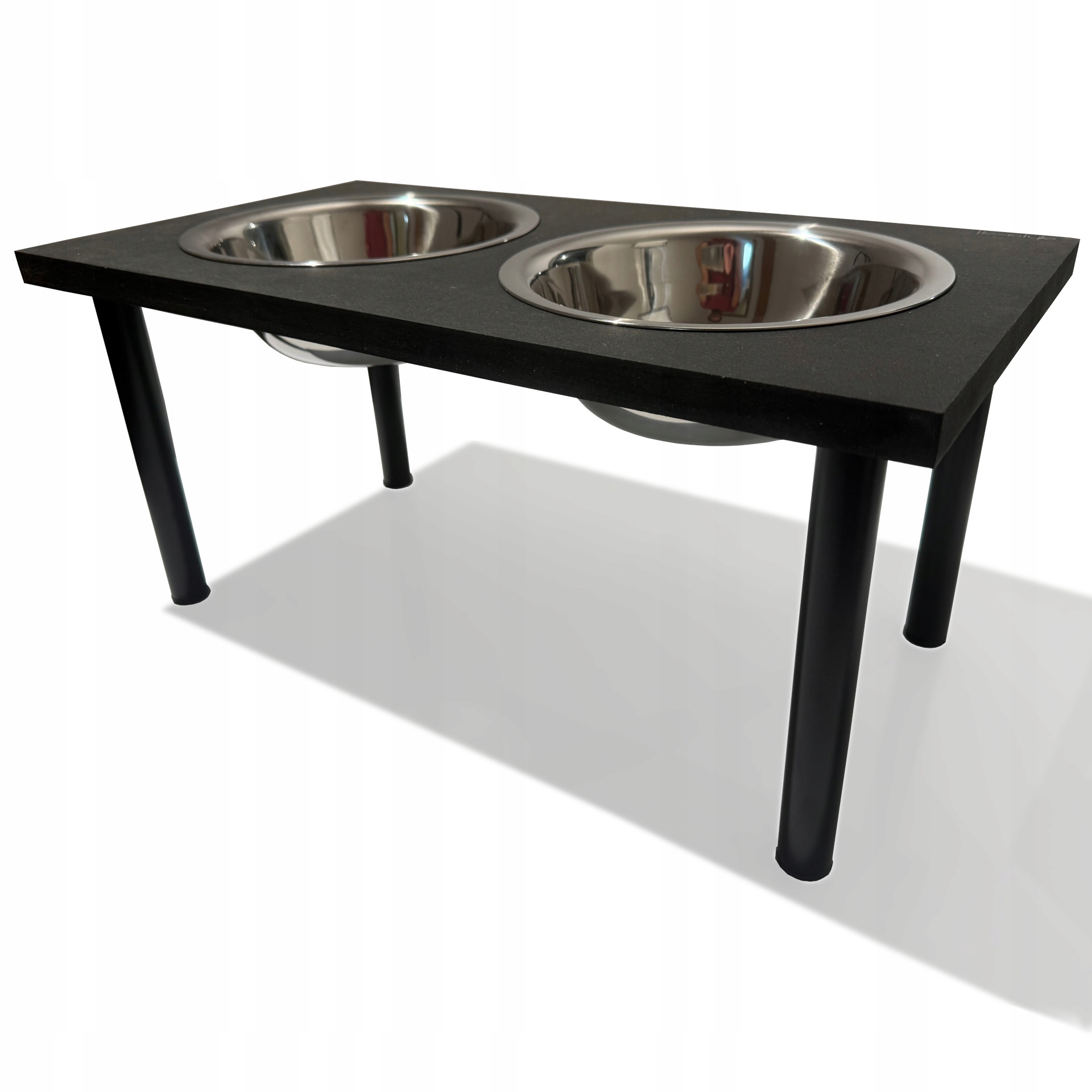 Levně Miska pro psa na černém stojanu XXL