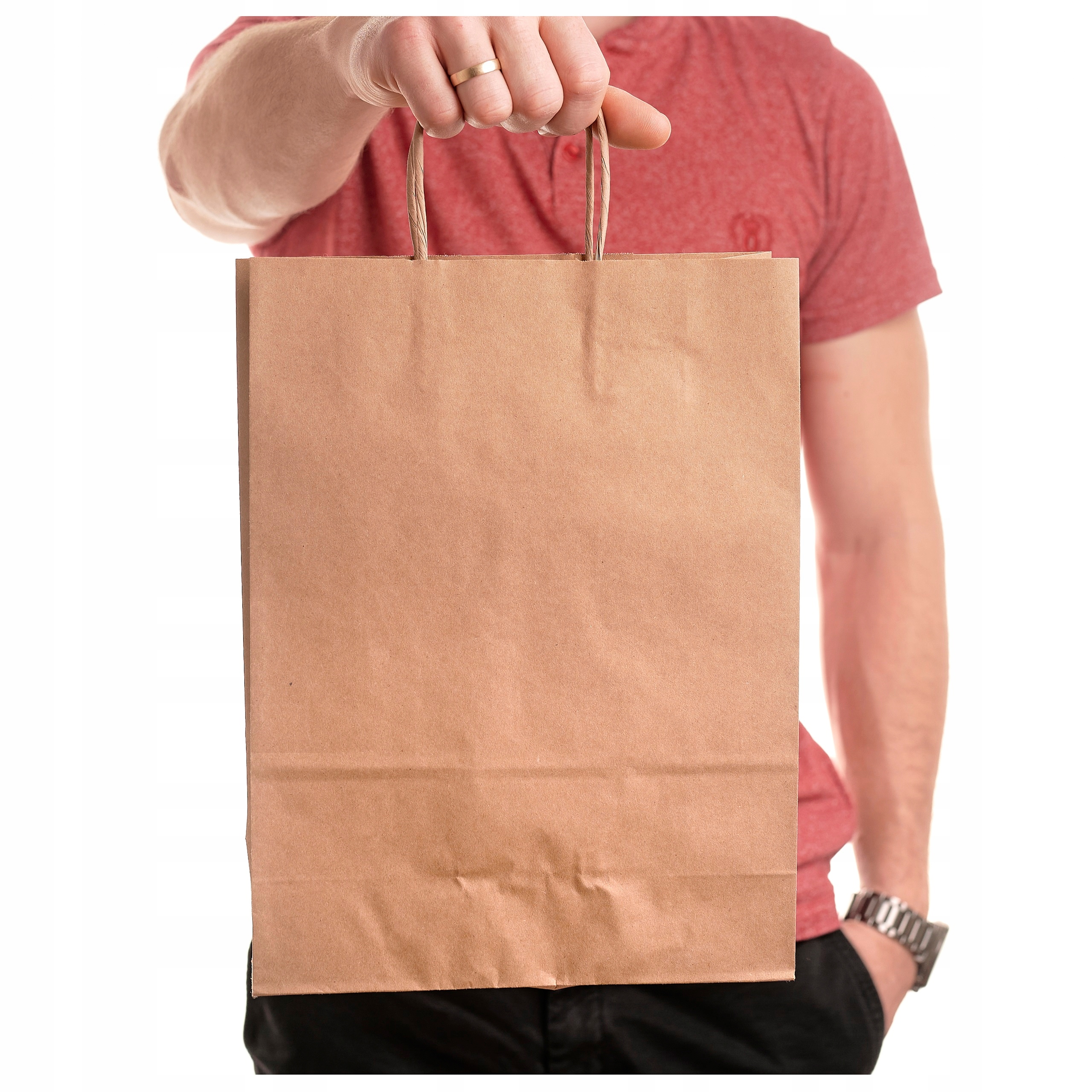 

Torba Papierowa Torby na zakupy 24x10x32 250 sztuk