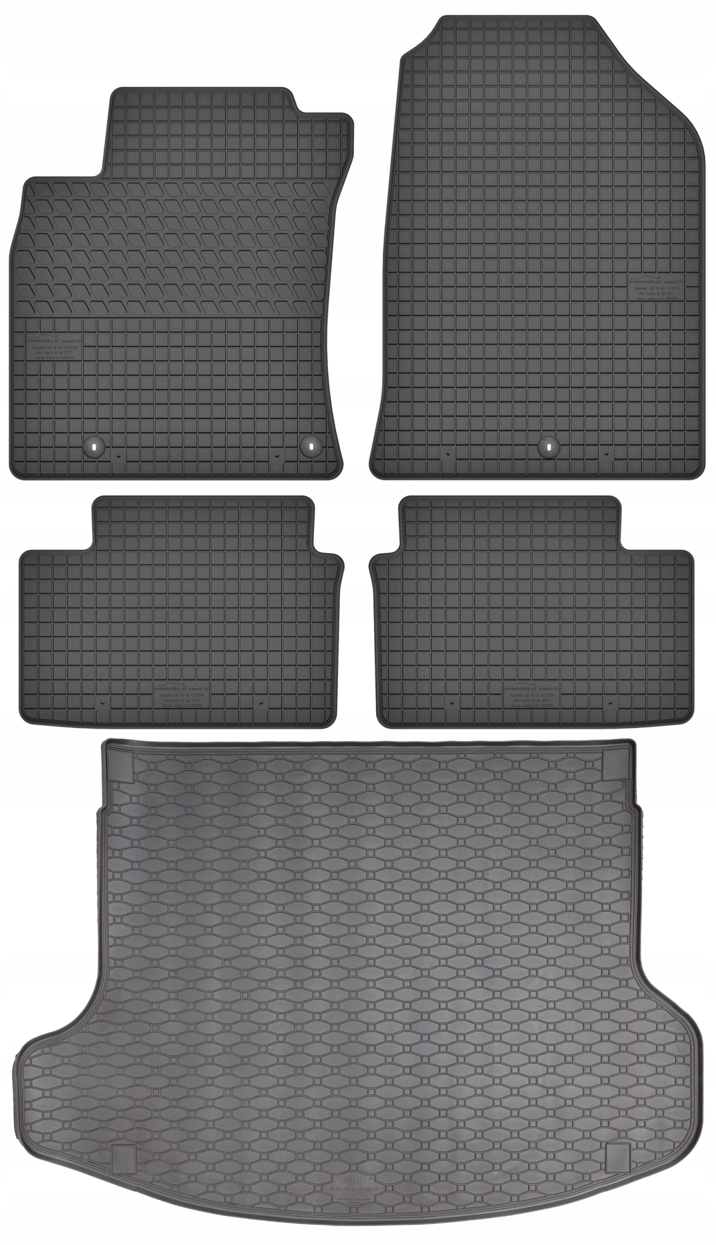 Hyundai i30 III Fastback 2019 Sada Koberce batožinový priestor