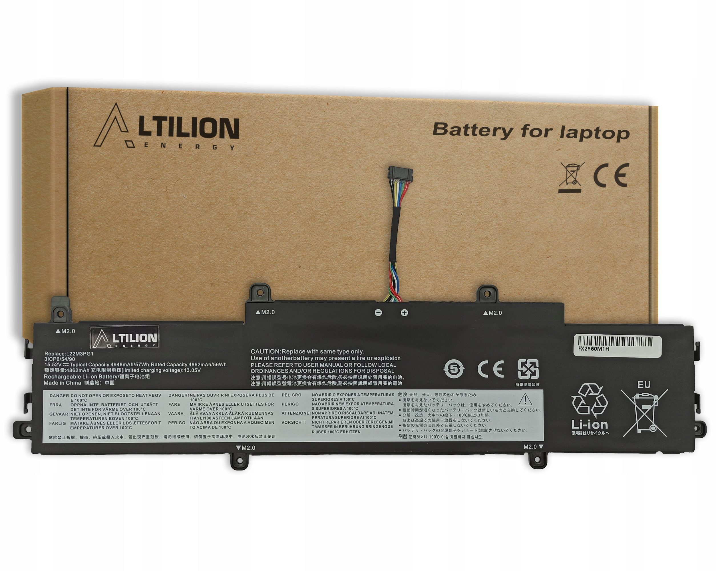 Baterie Altilion Energy L22M3PG1 kompatibilní s Lenovo