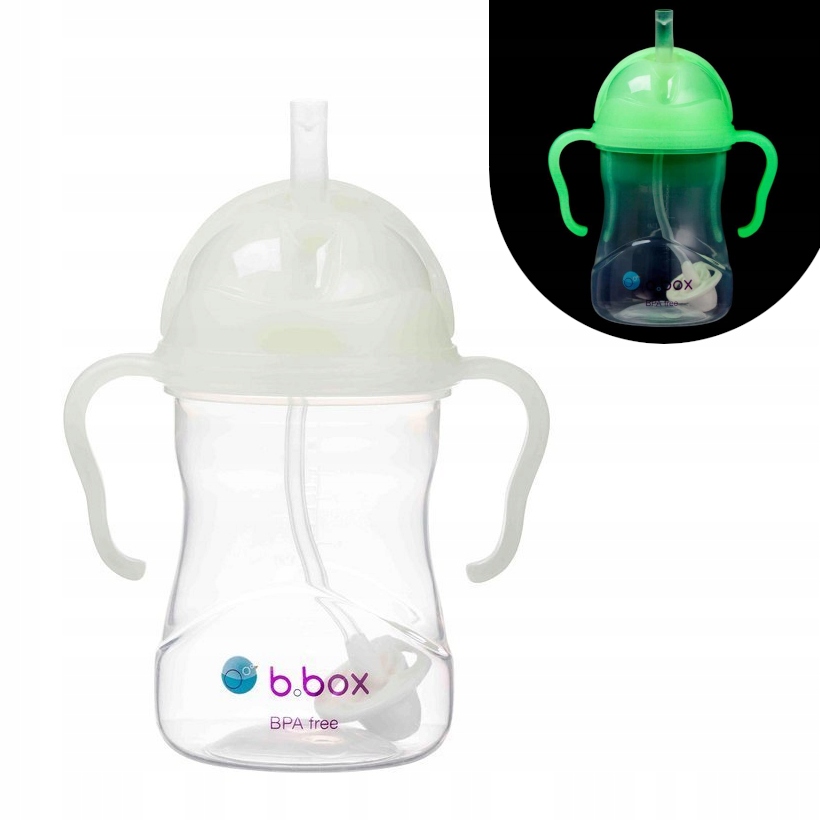 BIDON ZE SŁOMKĄ ŚWIECĄCY W CIEMNOŚCI 240 B.BOX