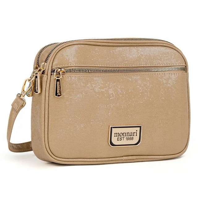 Torebka listonoszka Monnari BAG4830-015 beżowa