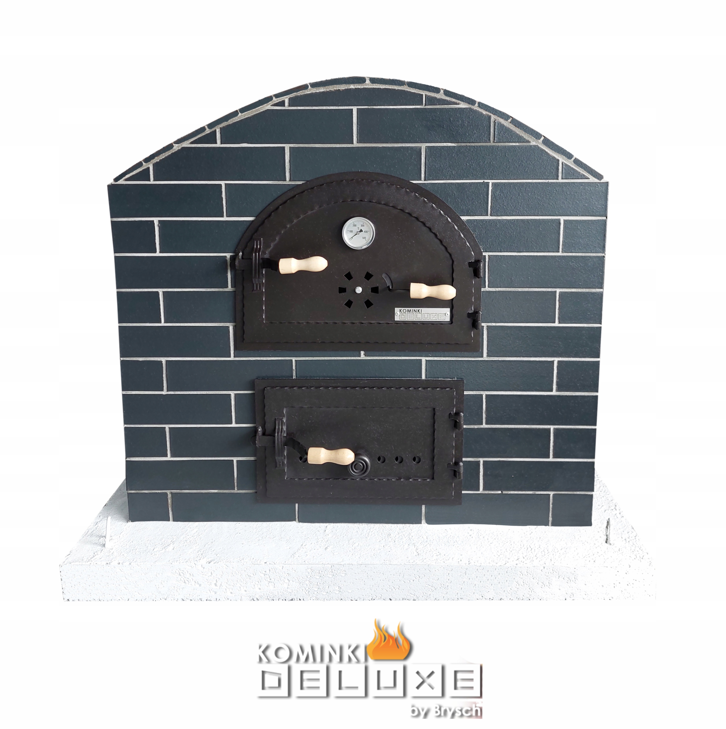 Piec chlebowy do pizzy DUO 60x50 klinkier szamot Marka Kominki Deluxe