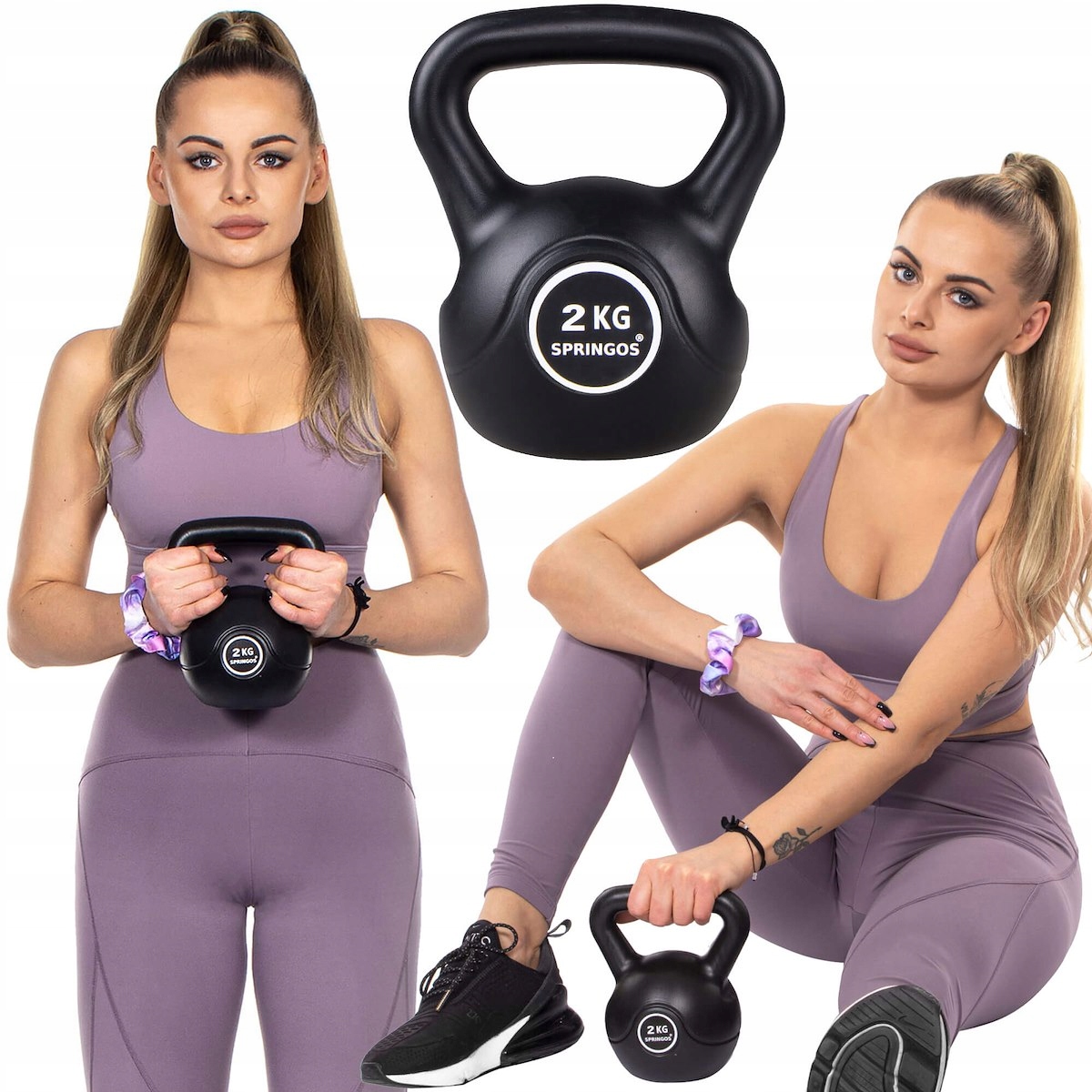 KETTLEBELL odważnik 2 KG kula KETTLE HANTLA hantel FITNESS ABS DO ĆWICZEŃ Model ODWAŻNIK KETTLEBELL 2 KG