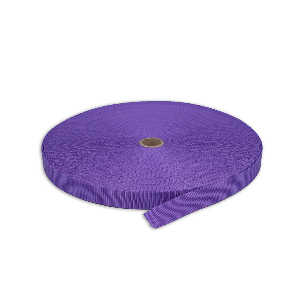 Taśma nośna kaletnicza 25mm/50mb fioletowy 1323