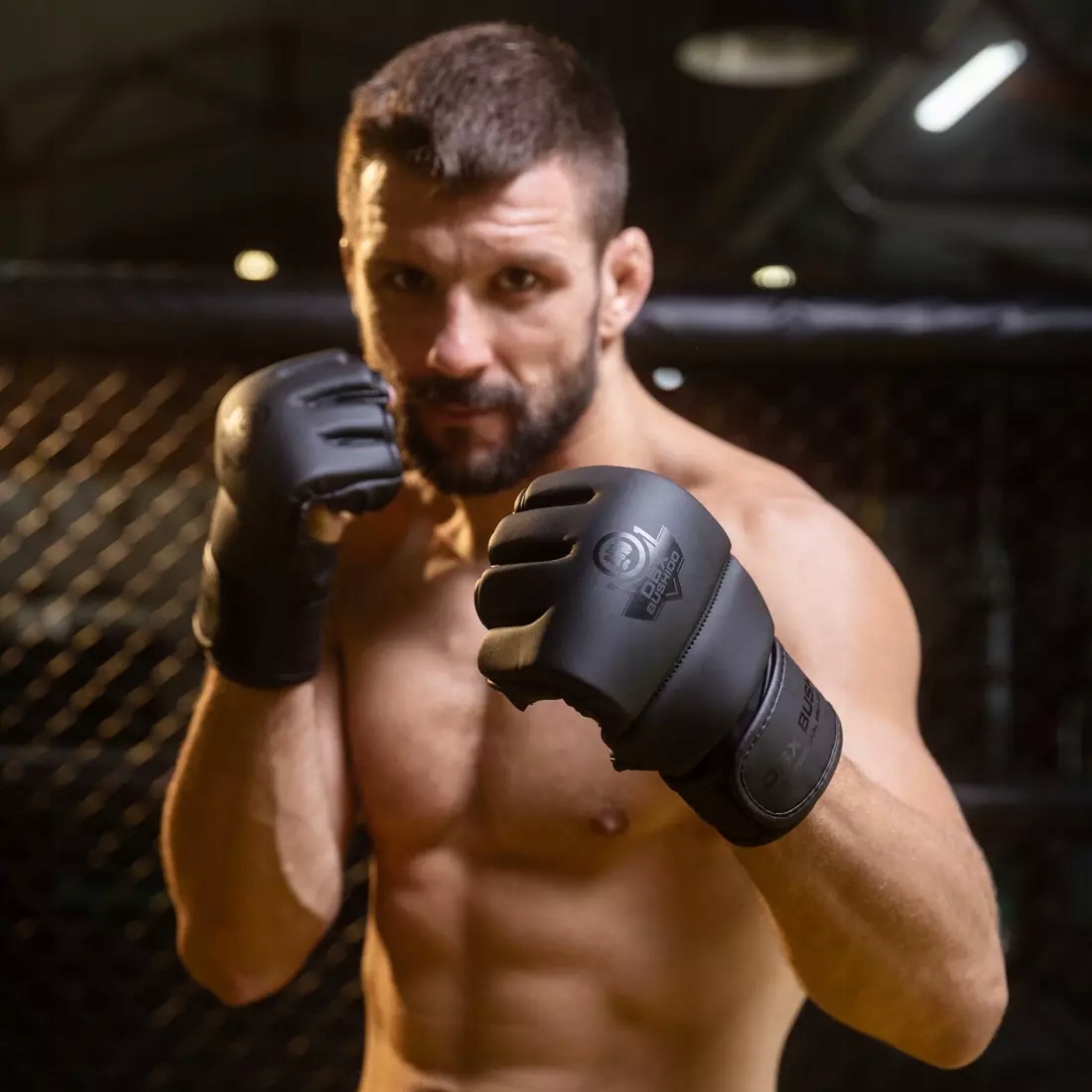 RĘKAWICE MMA TRENINGOWE NA WOREK GRUSZKĘ CHWYTNE DŁUGI RZEP DBX BUSHIDO XL Marka DBX BUSHIDO