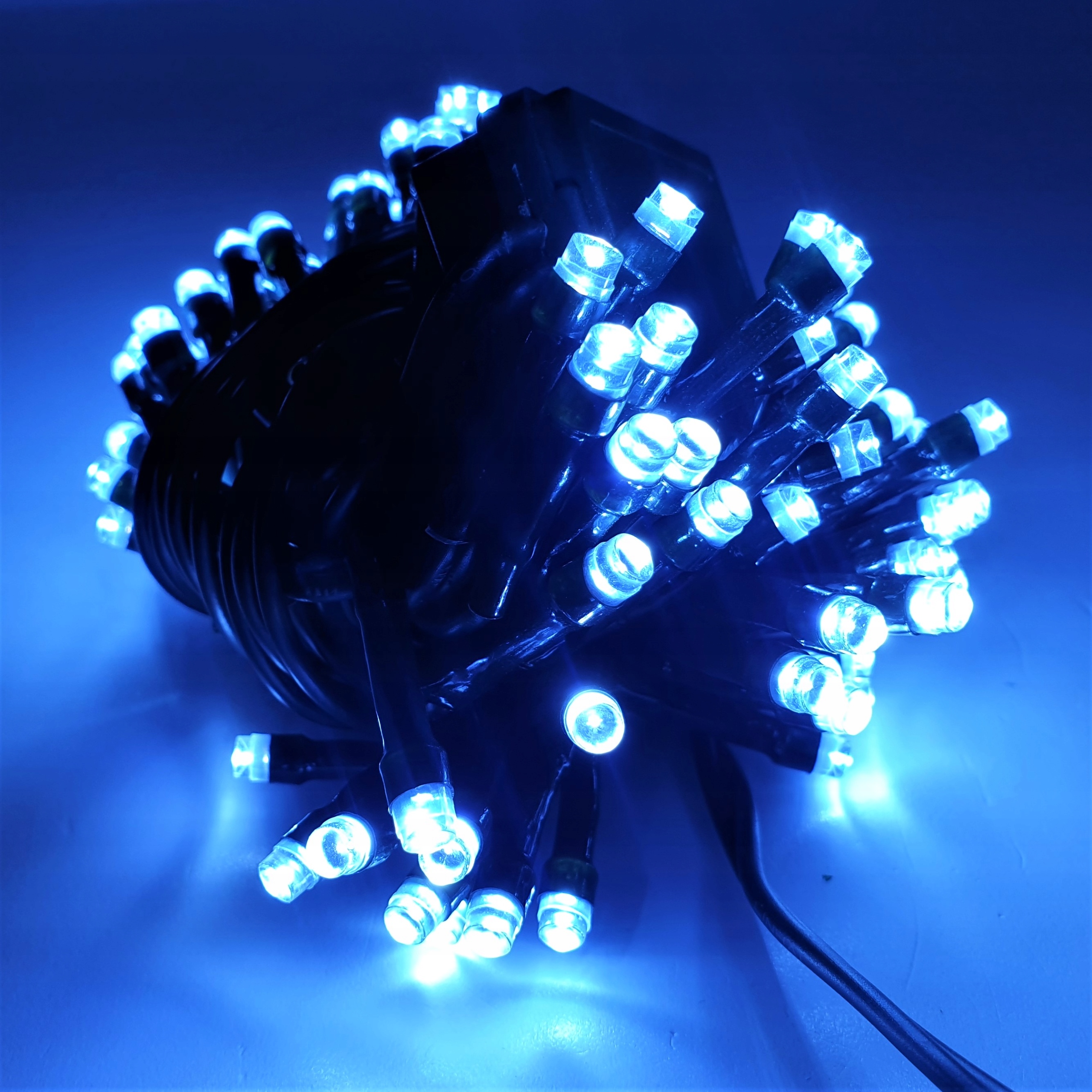 LAMPKI CHOINKOWE 100 LED ZIMNY BIAŁY WEWNĘTRZNE NA CHOINKĘ CHOINKA BIAŁE Kod producenta 100