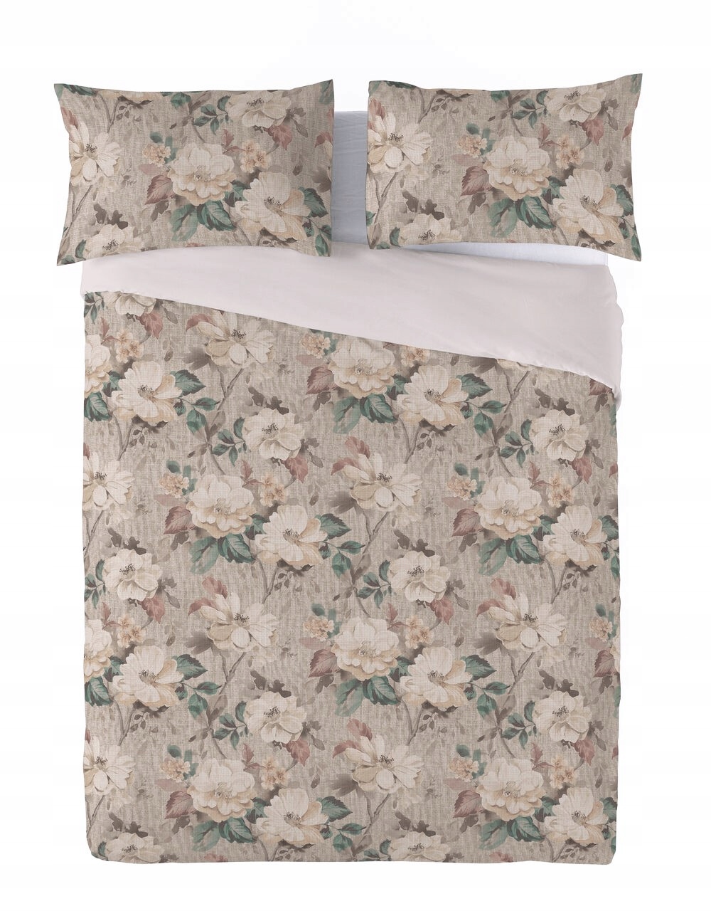 Posteľná Bielizeň ľanová Linen tlač(220x200+30-1,70x80+20-2)