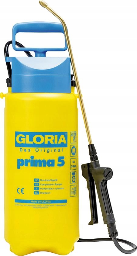 Ruční zahradní tlakový postřikovač s lankou 5L Prima 5 Gloria