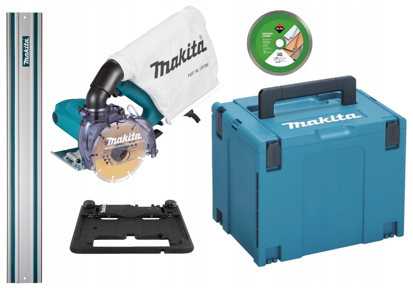 Makita Piła Pilarka Przecinarka Tarcza Adapter 198673 Szyna 1M 4100KB