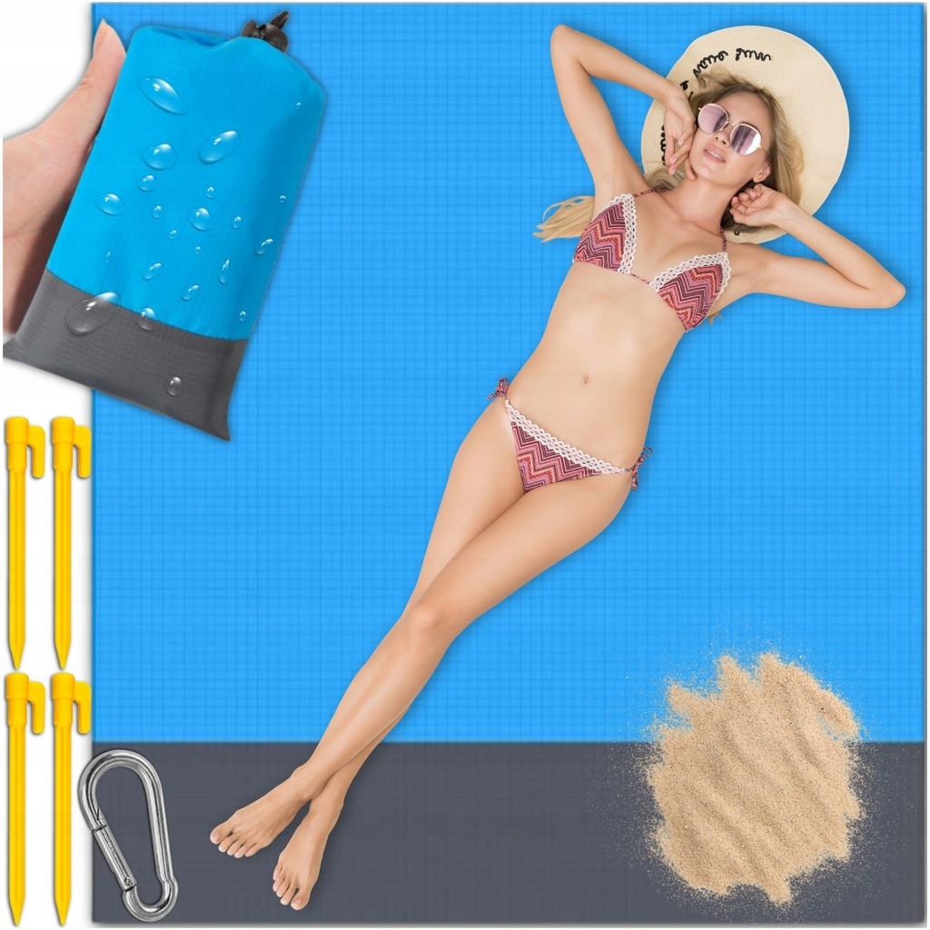Memflow Koc Piknikowy Mata Wodoodporna 200X210CM Idealna Na Plażę