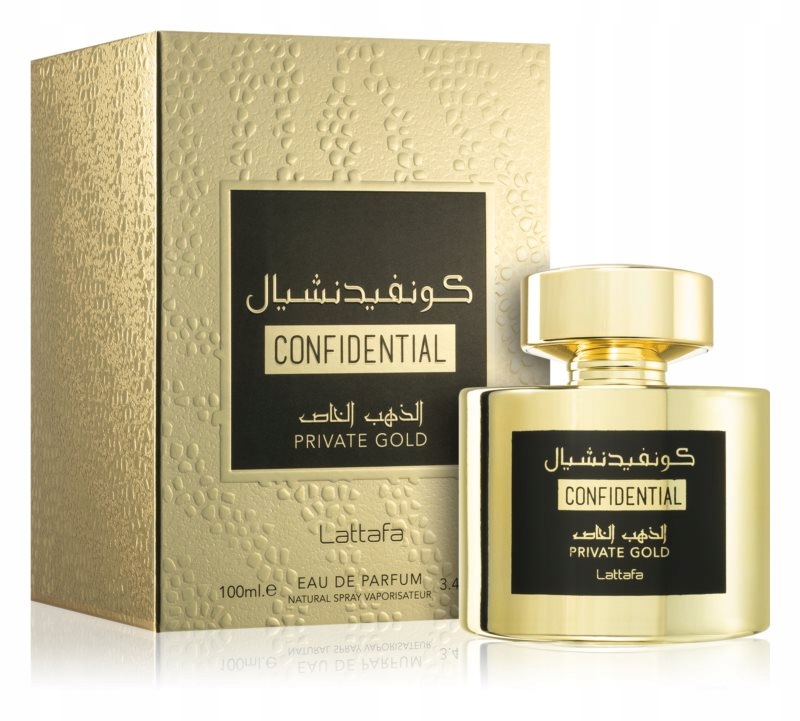 Lattafa Confidential Private Gold Parfémovaná Voda 100 ML