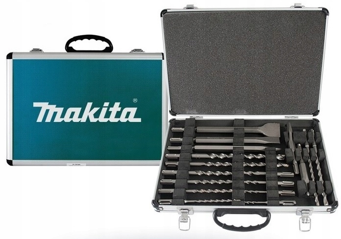 

Makita Zestaw Wierteł I Dłut W Aluminiowej Walizce