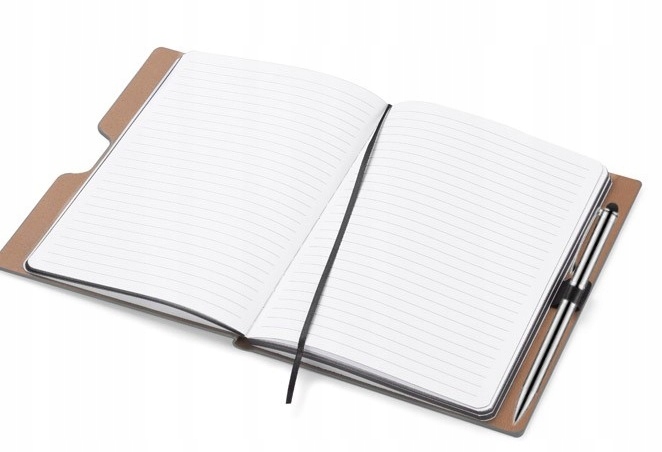 Notes Notatnik Pamiętnik A5 w Linie Szary Aksamit Rodzaj notes