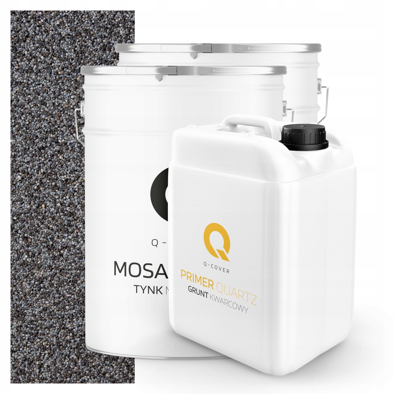 Mozaiková Omítka Šedá Tmavě Grafitová M42 Ozdobná 2x 25 Kg Půda 13 m2