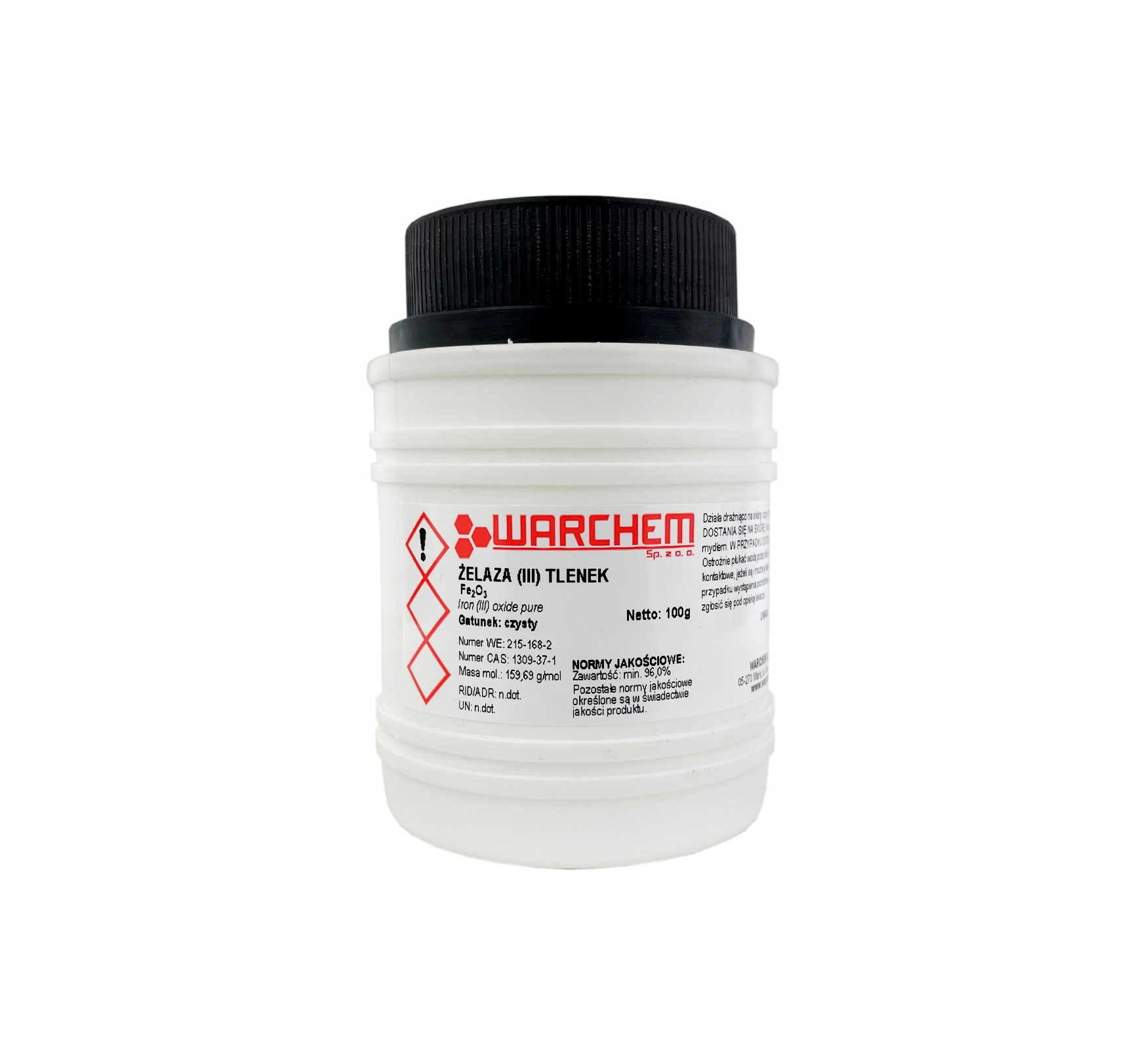 

Tlenek Żelaza (III) Czerwony czysty 100g