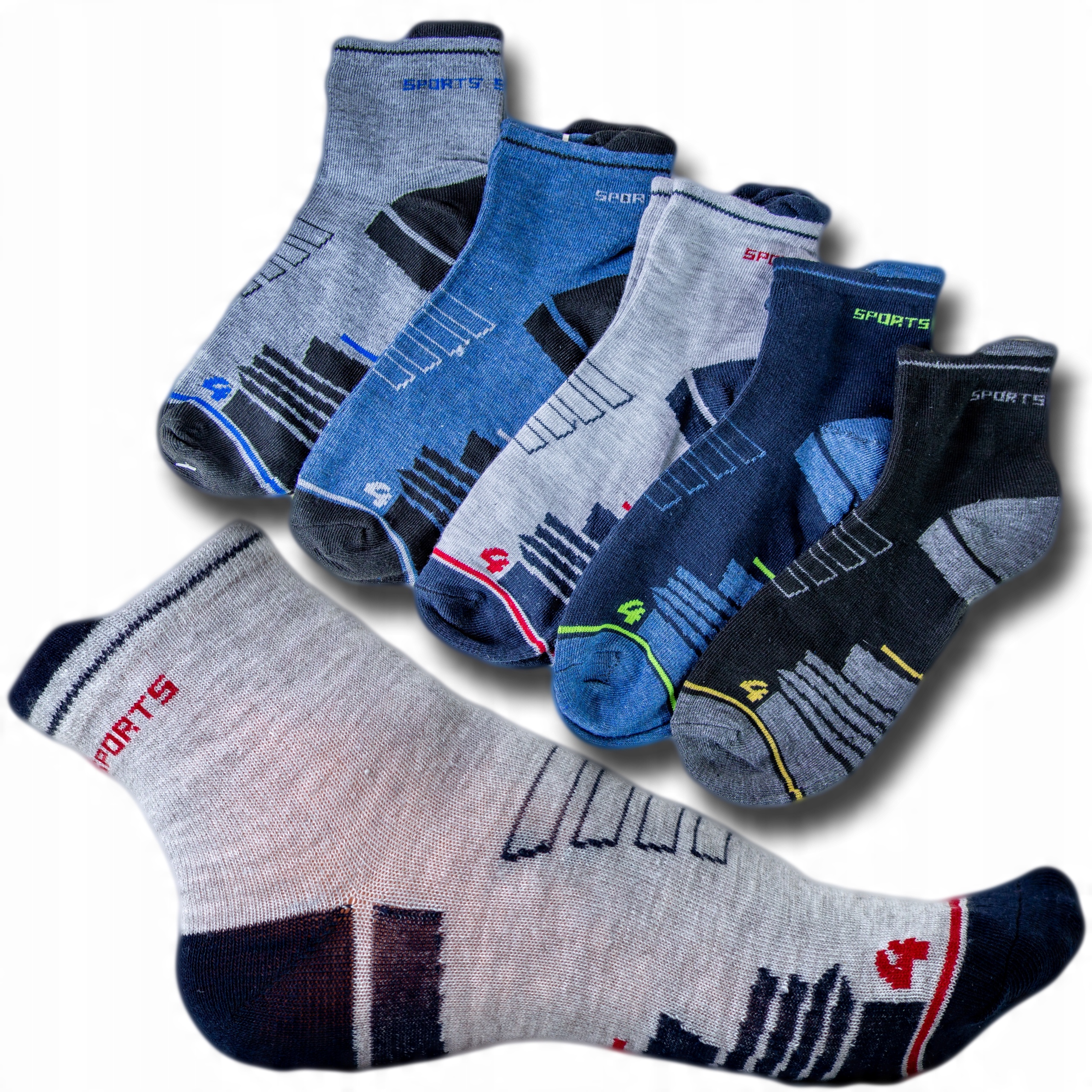 

5 X Skarpety Skarpetki chłopięce bawełna r 35-38
