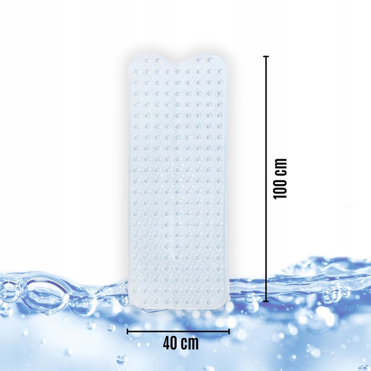 MATA DO WANNY ANTYPOŚLIZGOWA ŁAZIENKOWA DLA DZIECI Szerokość produktu 100 cm