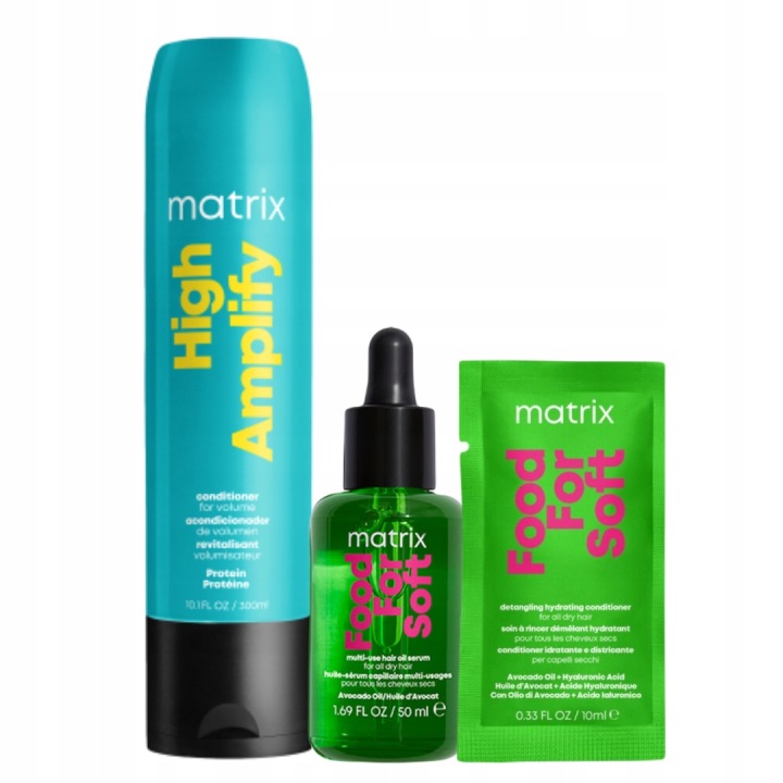 Matrix High Amplify kondicionér pro jemné vlasy Ffs olej 50 ml Dárek