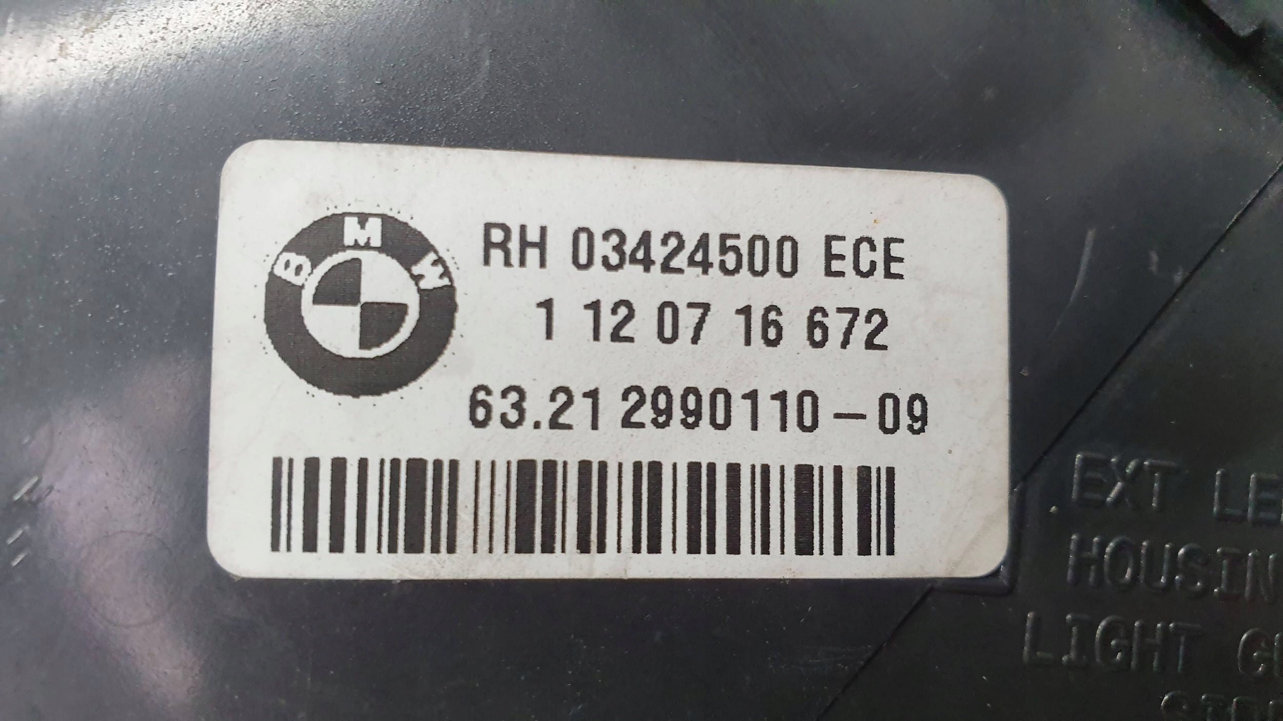 light rear part right BMW X1 E84 09- 2990110