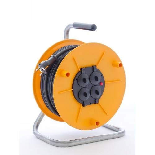 Kábel predlžovací Hobby PKB275Z, 50m 230V, cievka, 4 zásuvky