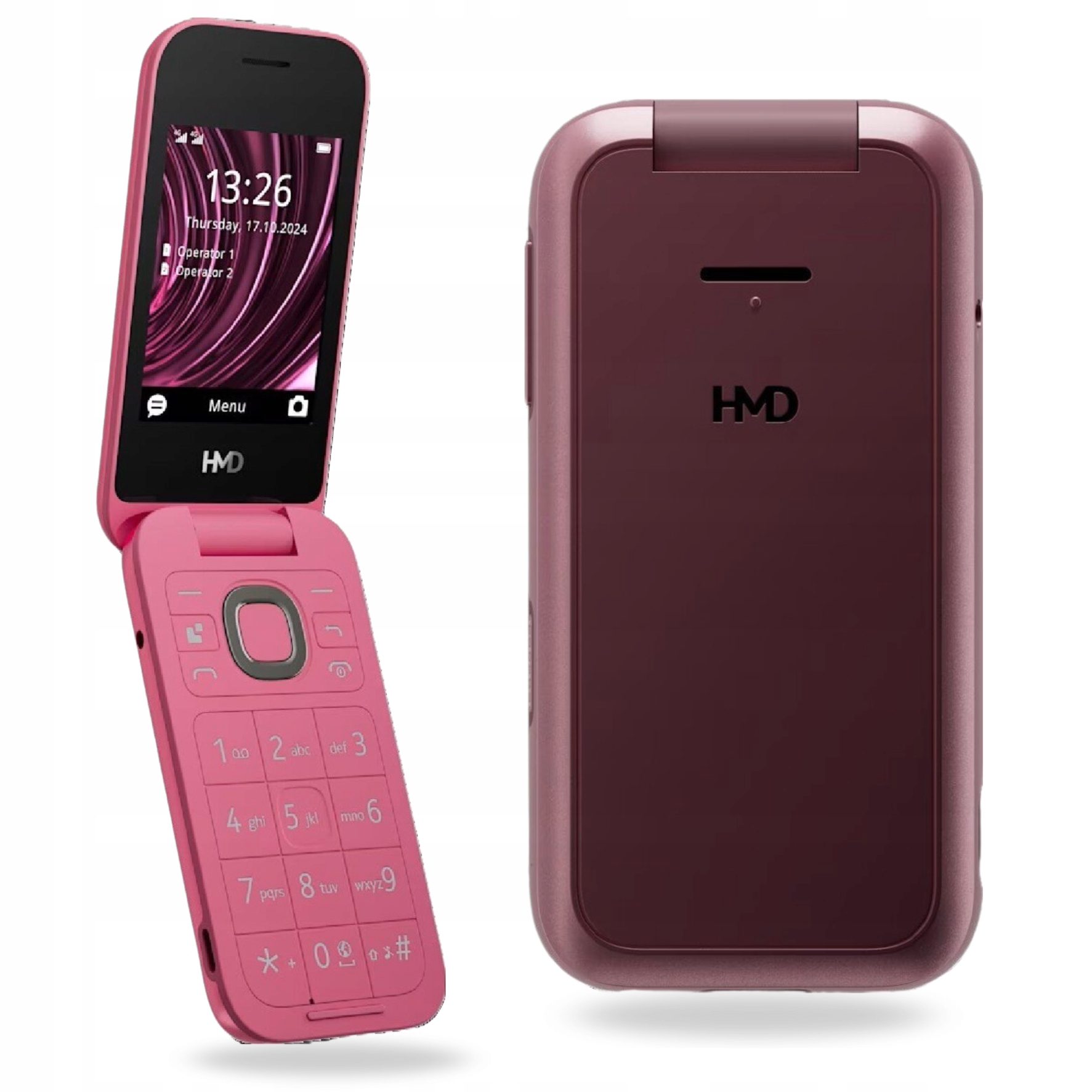 Telefon Komórkowy Hmd 2660 Flip Ds Z Klapką Na Klawisze Dla Seniora