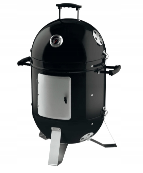 Grill Meister Stylový gril na dřevěné uhlí, udírna, kamna Ø 40 cm