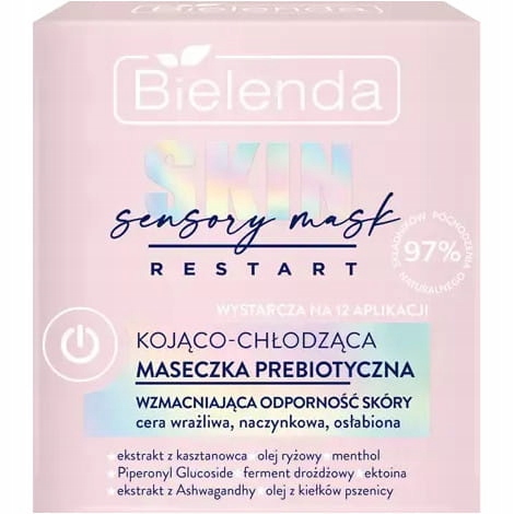 BIELENDA SKIN RESTART SENSORY MASKA KOJĄCA