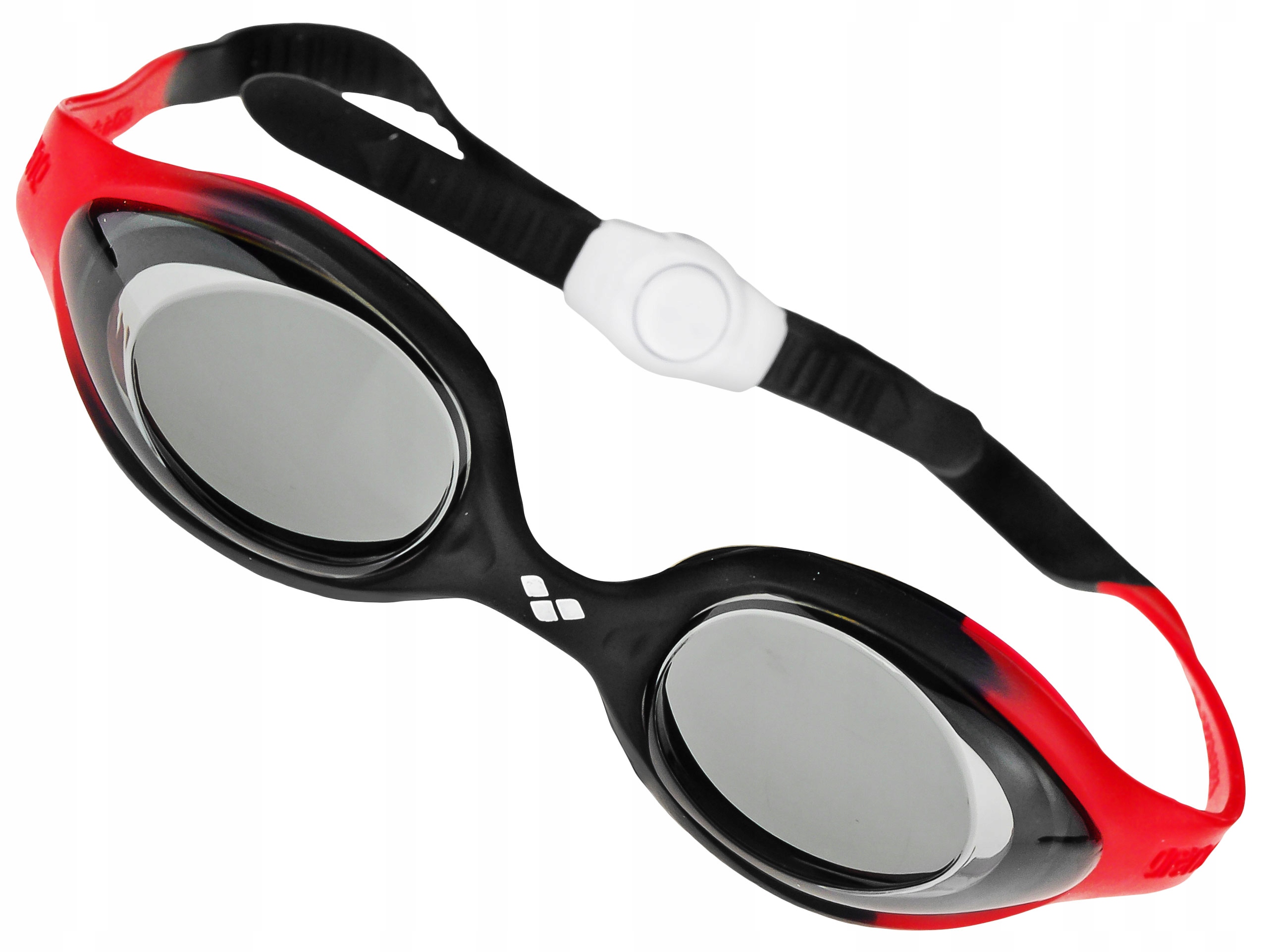 ARENA OKULARY PŁYWACKIE DLA DZIECI Spider JUNIOR red smoke black 6-14 lat Model Spider Junior
