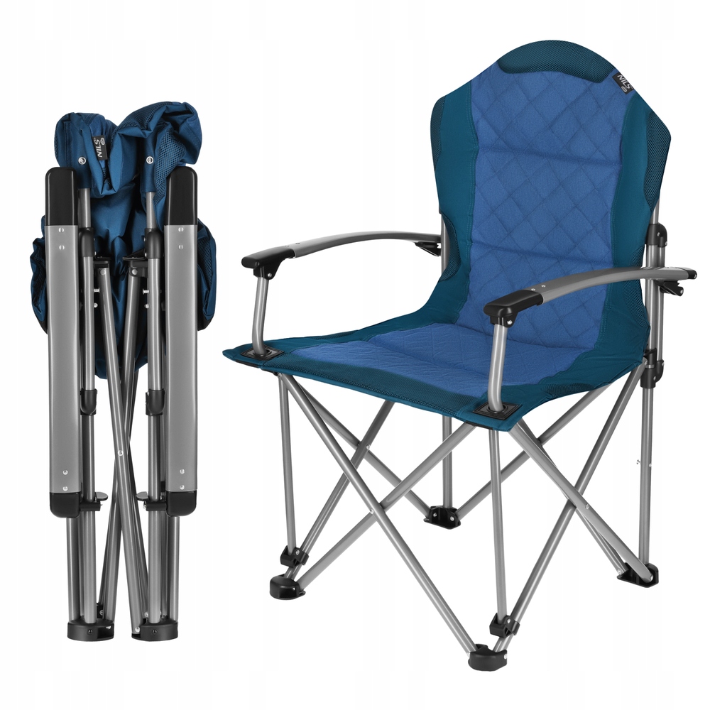 Turistická skladacia kempingová rybárska stolička na ryby, prenosná, Nils