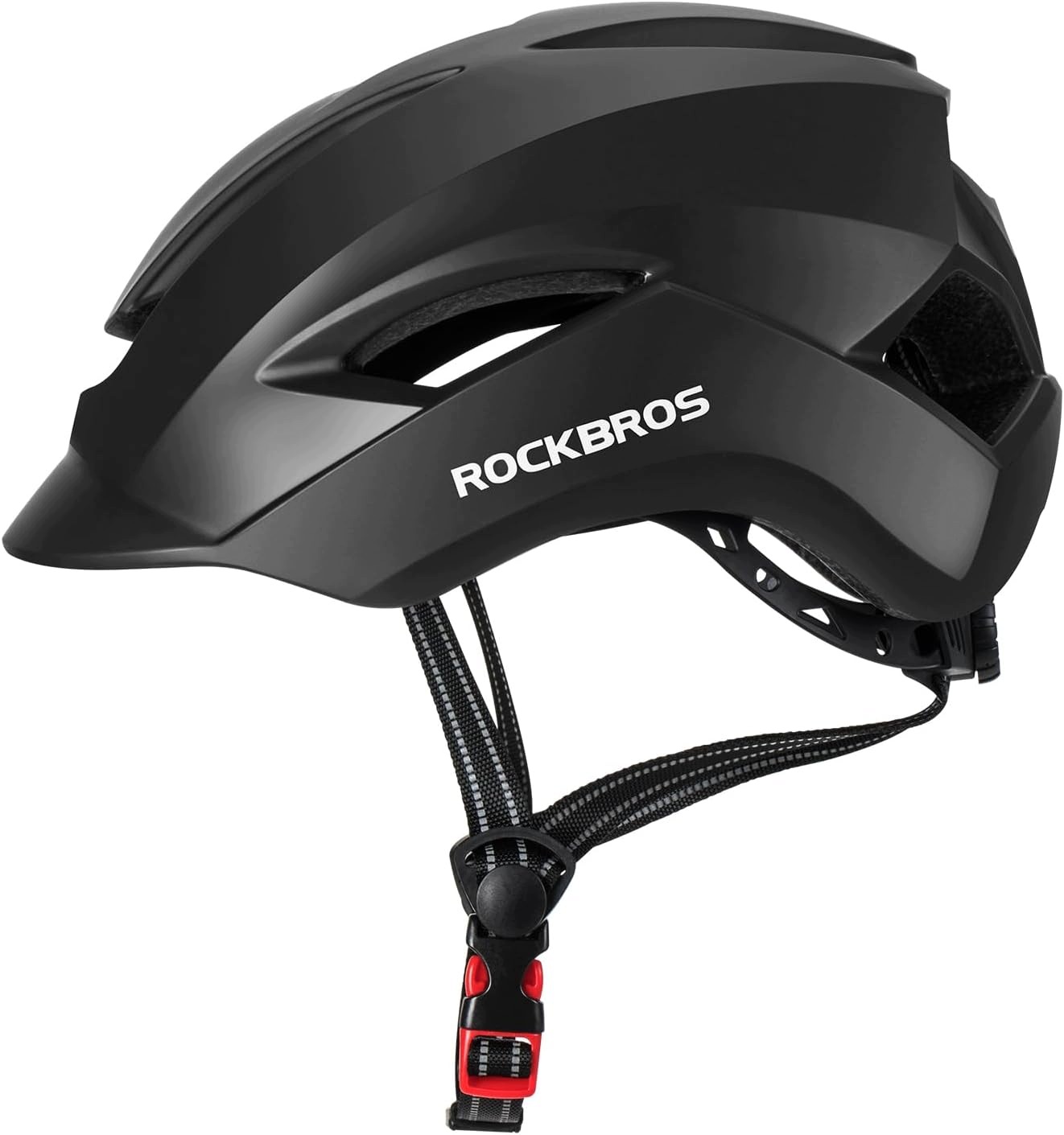Rockbros Kask Rowerowy Miejski Mtb Szosowy Regulowany 57-62cm Czarny